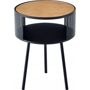 Konferenční stolek Stolek kulatý 34 x 34 x 45 cm černý