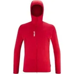Millet FUSION GRID HOODIE Men ROUGE A14 červená XXL