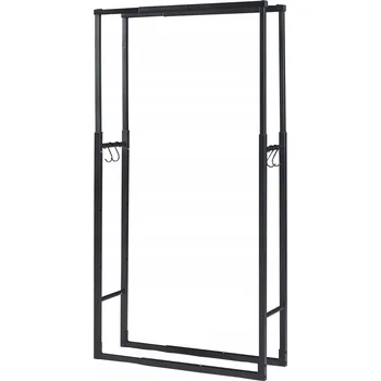 Nastavitelný stojan na palivové dřevo Kasan, 100-150 x 40-65 x 25 cm
