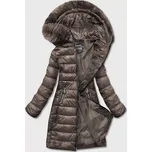 Hnědá lehká dámská bunda pro přechodné období (B8058-101) odstíny hnědé M (38)