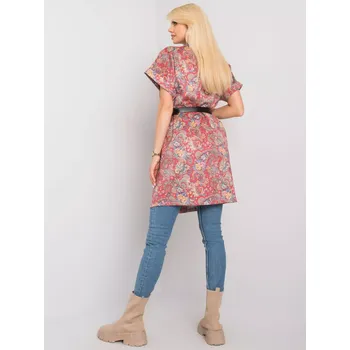 Dámský kabát DHJ PL 6025A.24x červená jedna velikost