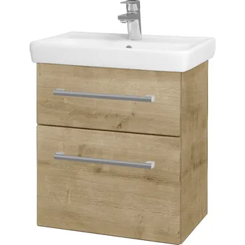 Koupelnový nábytek Dřevojas - Umyvadlová skříňka GO SZZ2 55 - D09 Arlington / Úchytka T03 / D09 Arlington 148331C