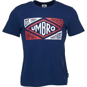 Pánské tričko Pánské triko Umbro ORIGINS TEE SPORTS CULTURE S Tmavě modrá, Bílá, Červená