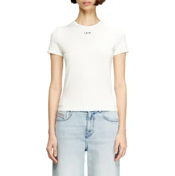 Dámské tričko TRIČKO DIESEL T-UNCUTIESLONG-OD TANK TOP OFF WHITE