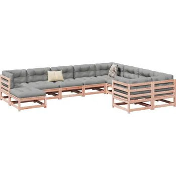 Zahradní lavice zahrada-XL 10dílná zahradní sedací souprava masivní dřevo douglasky 3299638