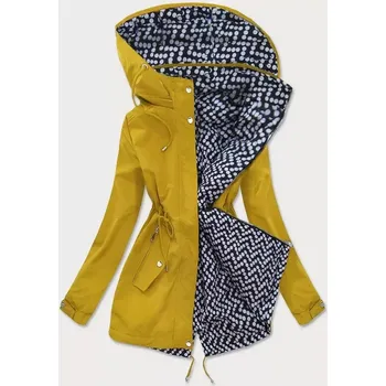 Dámská bunda Dámská oboustranná bunda parka (W662BIG) odstíny žluté 50