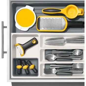Příborník do zásuvky OXO Good Grips 41,5 x 25 cm - organizátor / vložka do zásuvky na příbory rozšiřitelná