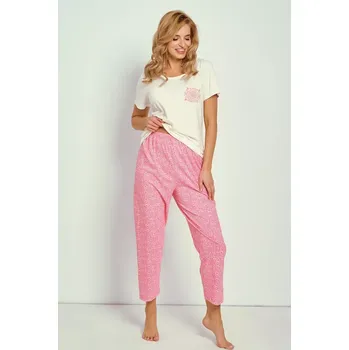 3336 DÁMSKÉ PYŽAMO CORNI S-XL ecri S