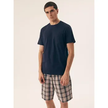 Pánská móda Pyžamo Henderson Premium 42617 Dexter kr/r M-3XL Námořnictvo M