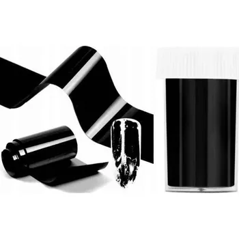 Transferová Fólie na zdobení nehtů černá