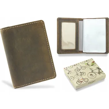 Peněženka Visconti pouzdro na doklady z pravé nubukové kůže