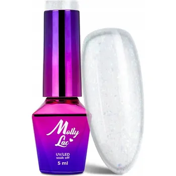 Lak na nehty Hybridní lak barevný lak Molly Lac Bílá, Odstíny červené a růžové