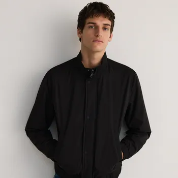 Pánský bomber Reserved - Bunda bomber - černý - 7215H-99X - 7215H-99X-M