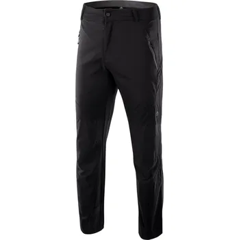 Pánské kalhoty SOFTSHELLOVÉ kalhoty trekingové TURISTICKÉ pánské ELBRUS GAUDE černé XL