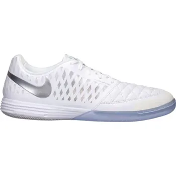 Pánská sálová obuv Pánské sálovky Nike LUNAR GATO II 9 Bílá, Stříbrná, Modrá