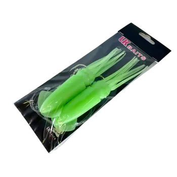 LK Baits Návazec Oliheň 10/0 15cm Lumino Green