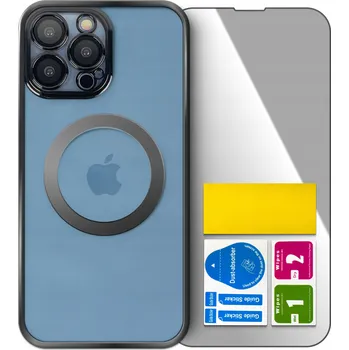 Pouzdro na mobilní telefon Zadní Kryt KREOleo pro Apple iPhone 12 Pro Max stříbrný