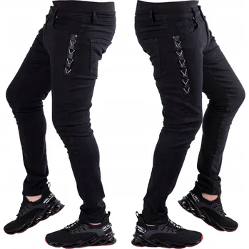 Pánské džíny VEL.31 Pánské černé džíny OSCAR