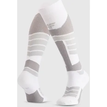Pánská móda Pánské lyžařské ponožky 4F bílé 39-42