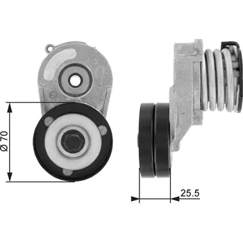Napínák, žebrovaný klínový řemen GATES T38432