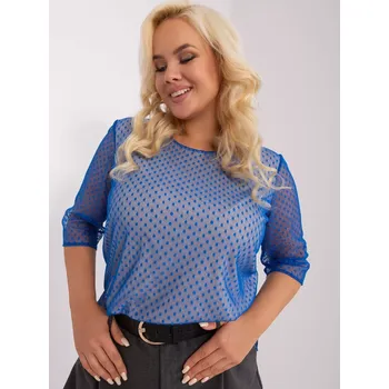 Dámská košile Halenka LK BZ 506730.64P tmavě modrá 44