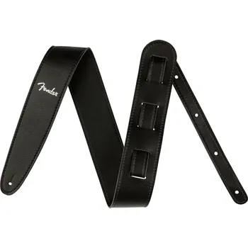 Strunný nástroj Fender Vegan Leather Strap, Black, 2.5" + prodloužená záruka 3 roky