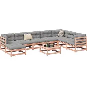 Zahradní lavice zahrada-XL 9dílná zahradní sedací souprava s poduškami masivní douglaska 3299587