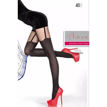 Dámské punčochy Fiore Milla 40 den barva:černá 3-M