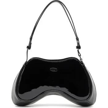 Kabelka KABELKA DIESEL PLAY SHOULDER CROSS BODYBAG BLACK/CHROMED