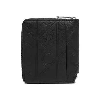 Peněženka Peněženka Calvin Klein Xl Emblem Aop Emboss Zipp Bill Fo LV04D1176G Černá OS