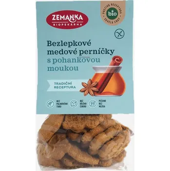 Biopekárna Zemanka Bezlepkové pohankové perníčky BIO 100 g