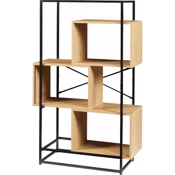 Knihovna Regál PremiumXL 80 cm x 126 cm x 33 cm černý