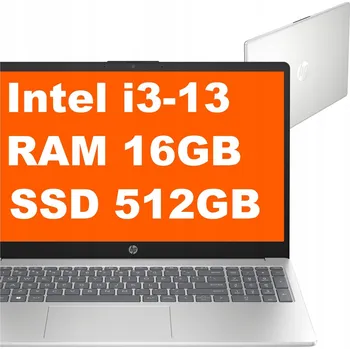 Notebook Notebook HP Notebook HP 15-fd0083ca 15,6" Intel Core i3 16 GB / 512 GB stříbrný