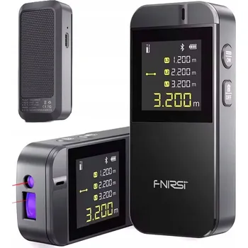 Měřící laser Laserový dálkoměr FNIRSI IR40, měřič vzdálenosti, plochy a objemu, 40 m
