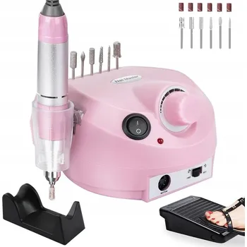 Bruska na manikúru a pedikúru Clavier DM202 65W frézy růžové zlato