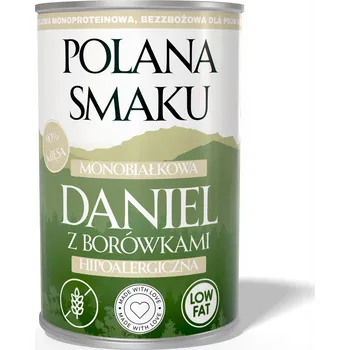 Krmivo pro psa Polana smaku krmivo pro psa Daniel s borůvkami 400g mono