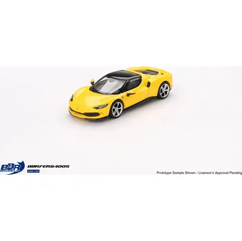 autíčko Ferrari 296 GTB Giallo Modena -1:64 - BBR