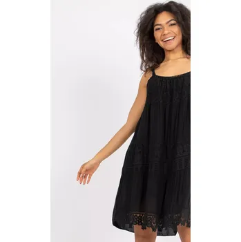 Dámské šaty Dámské šaty-TW-SK-BI-81593.28-černé M