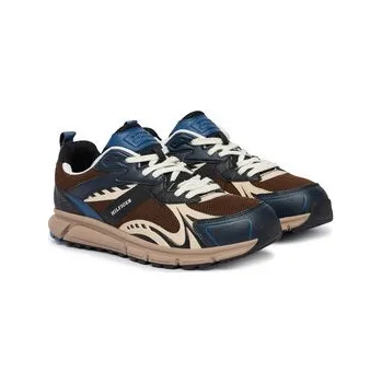 Pánské tenisky Sneakersy Tommy Hilfiger Outdoor Sneaker Tech Mix FM0FM05843 Hnědá 46