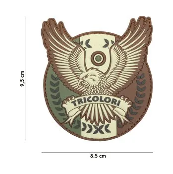 Nášivka Gumová nášivka 101 Inc znak Tricolori - multicam