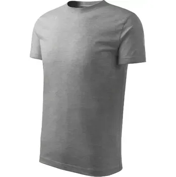 Dívčí oblečení Basic Free tričko dětské tmavě šedý melír 122 cm/6 let