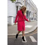 M758 Kabát na knoflíky - fuchsiový EU S