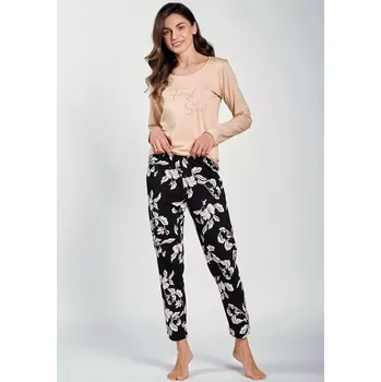 Taro Katie 3234 long/r S-XL Z24/25 dámské pyžamo pudrově béžová XL