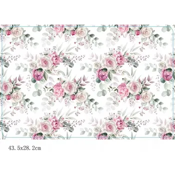 prostírání Plastový prostírání BANQUET ROSE 43 x 28 cm