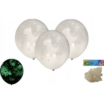 Balónek Sada 6ks 30cm nafukovacích balónků pro dětské oslavy a svítící ve tmě