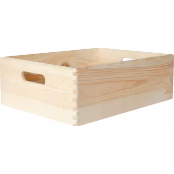 Úložný box Dřevěná krabička na květiny 40x30x14 cm