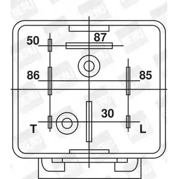 Ventilátor topení a klimatizace Relé, systém předehřívání BorgWarner GR031