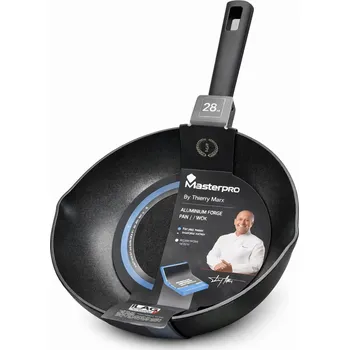 Pánev Masterpro pánev / wok 28 cm hliníková, nepřilnavá - indukce