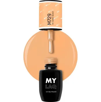 Lak na nehty Hybridní lak barevný lak MylaQ My Sandy Beach 5 ml