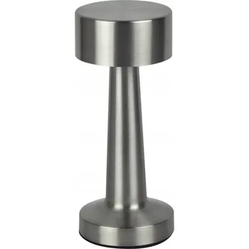 Lampička Stolní lampa RIWIA 1,0W 120lm CCT stříbrná 1.8Ah LED line 204478 LEDline